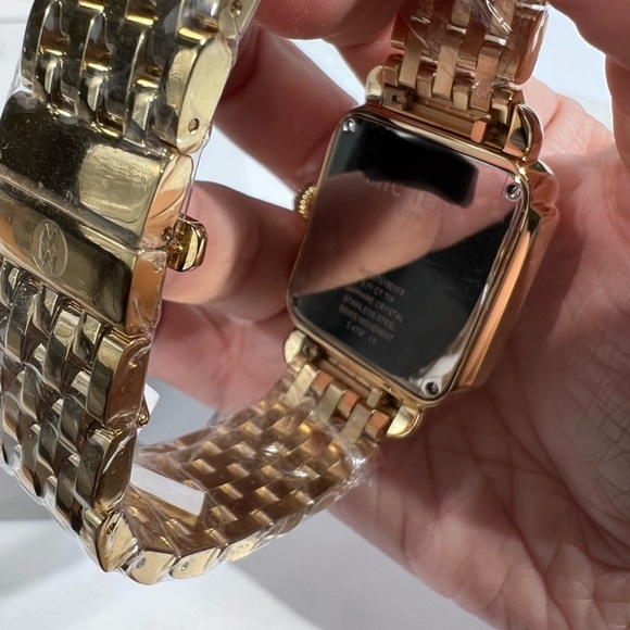 Michele Deco Madison 18K Gold Diamond Watch main image 9